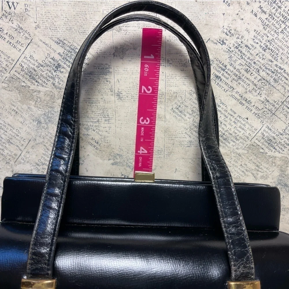 Normandie Made in Canada 50s Vintage leather handbag
